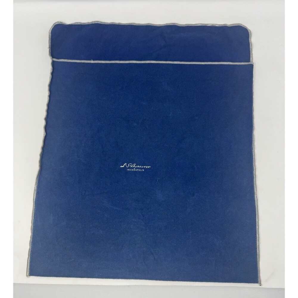 LS Ayres & Co Indianapolis Blue Shoe Dust Bag 16”x16” Travel Protection